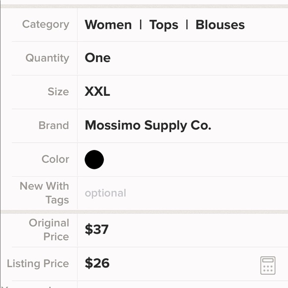 Black High Low Ruffled Tunic Mossimo Suppy Blouse - Picture 7 of 7